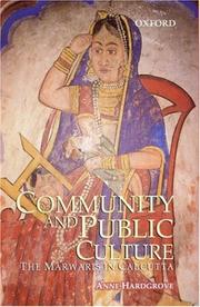 Community and public culture by Anne Hardgrove