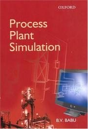 Cover of: Process plant simulation by B. V. Babu