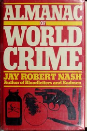 Cover of: Almanac of world crime