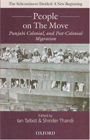 People on the move : Punjabi colonial, and post-colonial migration