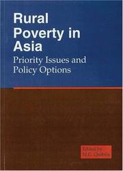 Rural poverty in Asia : priority issues and policy options