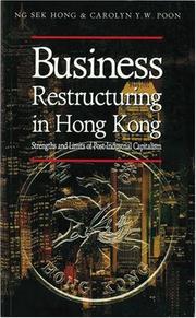 Business restructuring in Hong Kong : strengths and limits of post-industrial capitalism