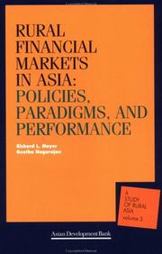 Rural financial markets in Asia : policies, paradigms, and performance