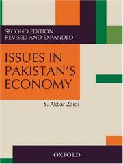 Issues in Pakistan's Economy by S. Akbar Zaidi