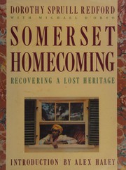 Cover of: Somerset Homecoming by Dorothy Spruill Redford