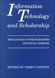 Information technology and scholarship : applications in the humanities and social sciences