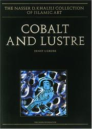 Cover of: Cobalt and lustre: the first centuries of Islamic pottery
