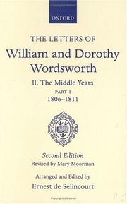 The letters of William and Dorothy Wordsworth