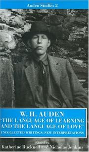 W. H. Auden : 