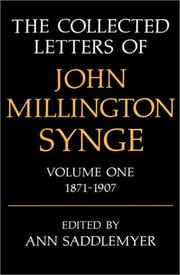 The collected letters of John Millington Synge