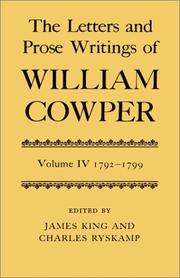 The letters and prose writings of William Cowper. Vol.4, Letters, 1792-1799