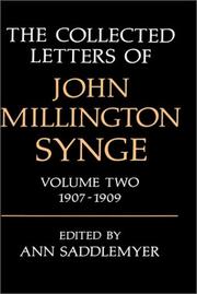 The collected letters of John Millington Synge