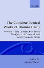 The complete poetical works of Thomas Hardy