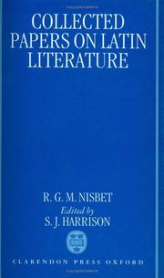 Cover of: Collected papers on Latin literature