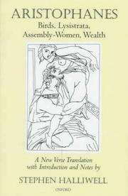 Birds, Lysistrata, Assembly-women, Wealth : a new verse translation with introduction and notes
