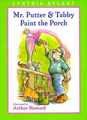 Mr. Putter & Tabby paint the porch by Cynthia Rylant