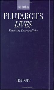 Cover of: Plutarch's lives by Tim Duff