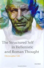 The structured self in Hellenistic and Roman thought