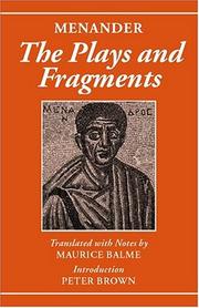 The plays and fragments