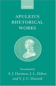 Apuleius : rhetorical works