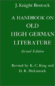 A handbook on Old High German literature