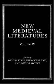 Cover of: New Medieval Literatures: Volume IV (New Medieval Literatures)
