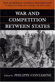 Cover of: War and competition between states