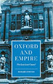 Oxford and empire : the last lost cause?