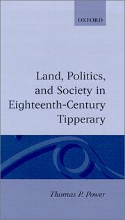 Land, politics, and society in eighteenth-century Tipperary