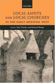 Cover of: Local saints and local churches in the early Medieval West