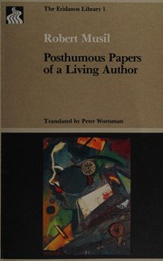 Cover of: Posthumous papers of a living author
