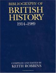 A bibliography of British history, 1914-1989