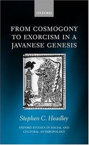 From cosmogony to exorcism in a Javanese genesis : the spilt seed