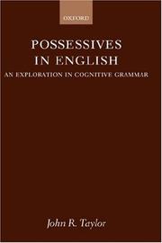 Possessives in English by Taylor, John R.