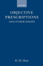 Objective prescriptions, and other essays
