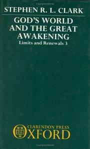 God's world and the great awakening