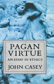 Cover of: Pagan virtue