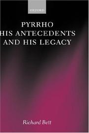 Pyrrho, his antecedents, and his legacy