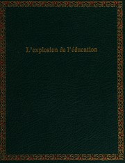 Cover of: L' Explosion de l'éducation.