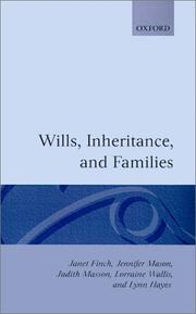 Wills, inheritance, and families