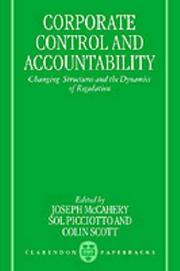 Corporate control and accountability : changing structures and the dynamics of regulation