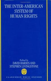 Cover of: The inter-American system of human rights