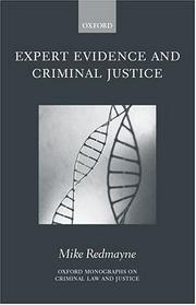 Expert evidence and criminal justice