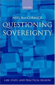 Questioning sovereignty : law, state, and nation in the European commonwealth