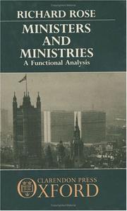 Ministers and ministries : a functional analysis