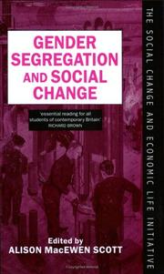 Gender segregation and social change : men and women in changing labour markets