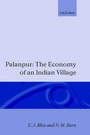 Palanpur, the economy of an Indian village by C. J. Bliss