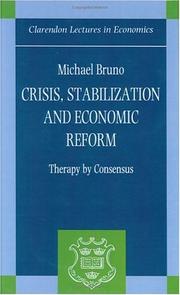 Crisis, stabilization, and economic reform : therapy by concensus