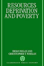 Resources, deprivation and poverty
