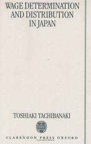 Wage determination and distribution in Japan